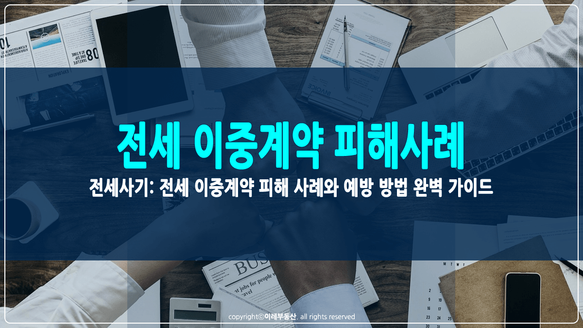 전세 이중계약 피해사례 및 예방 방법 썸네일