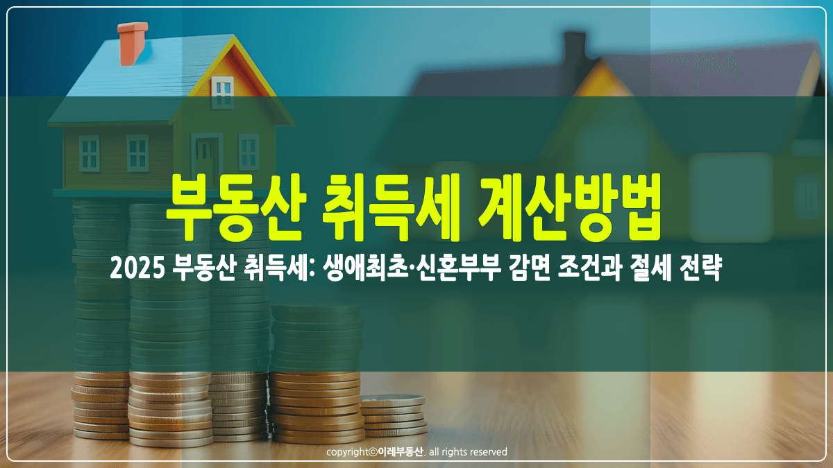 부동산 취득세 계산방법 썸네일