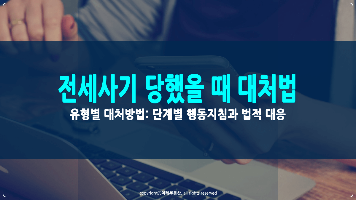 전세사기 당했을 때 대처방법 썸네일