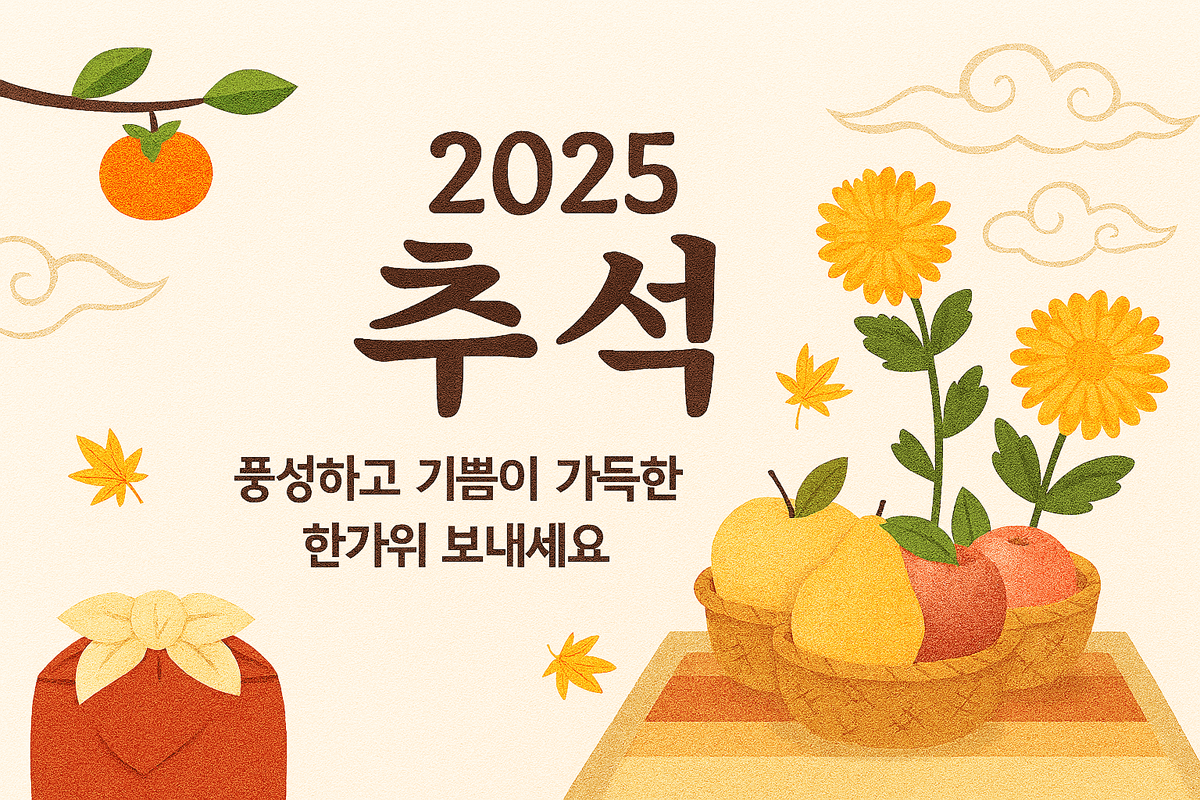 2025 추석 인사말 이미지