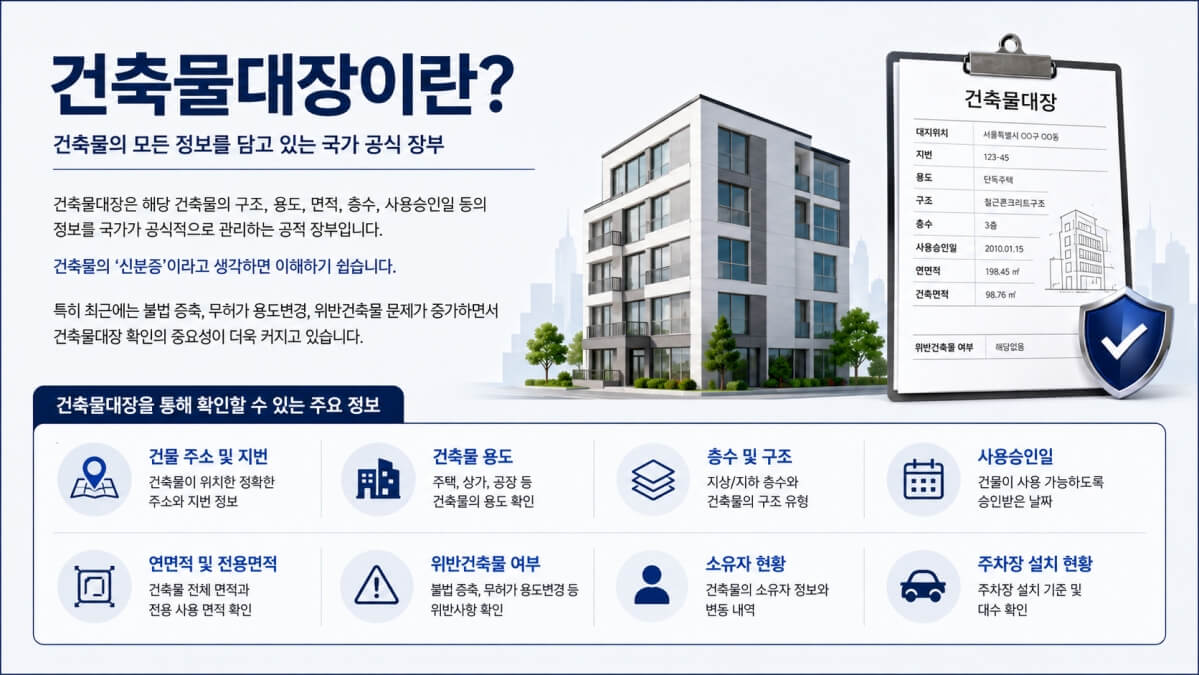건축물대장이란?