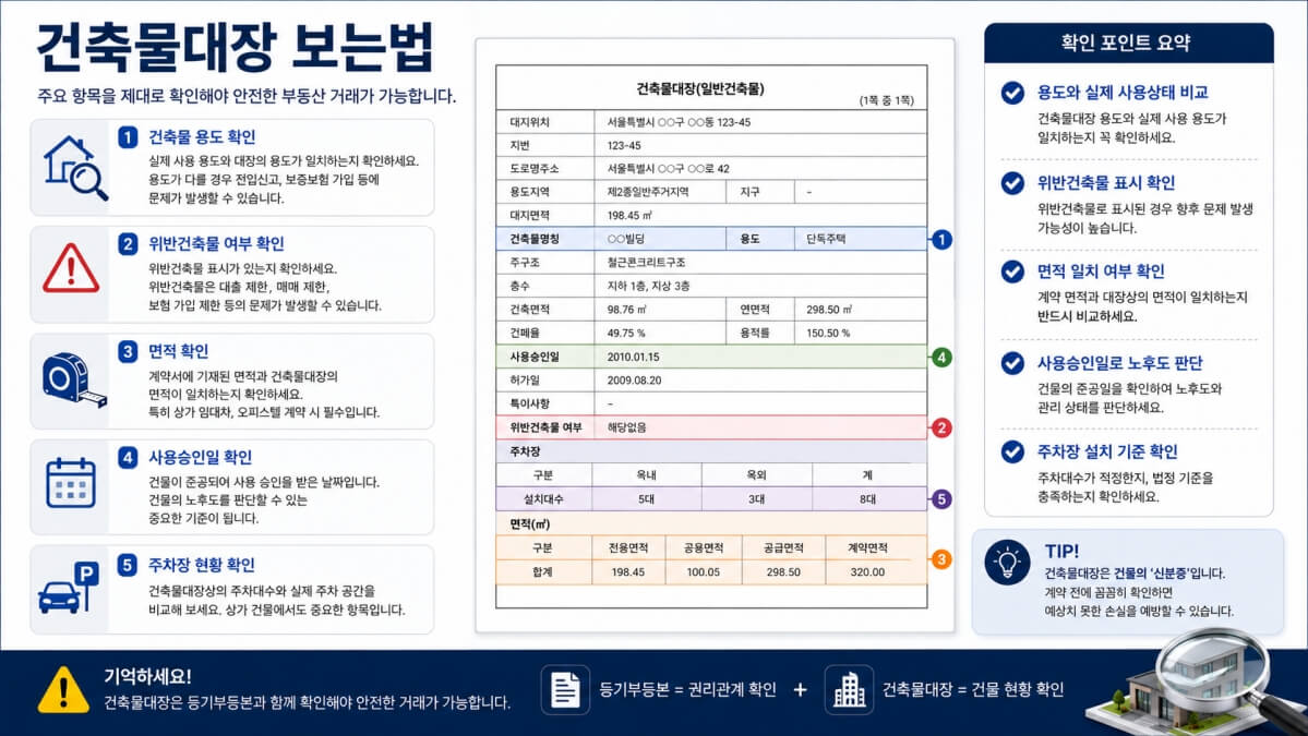 건축물대장 보는법