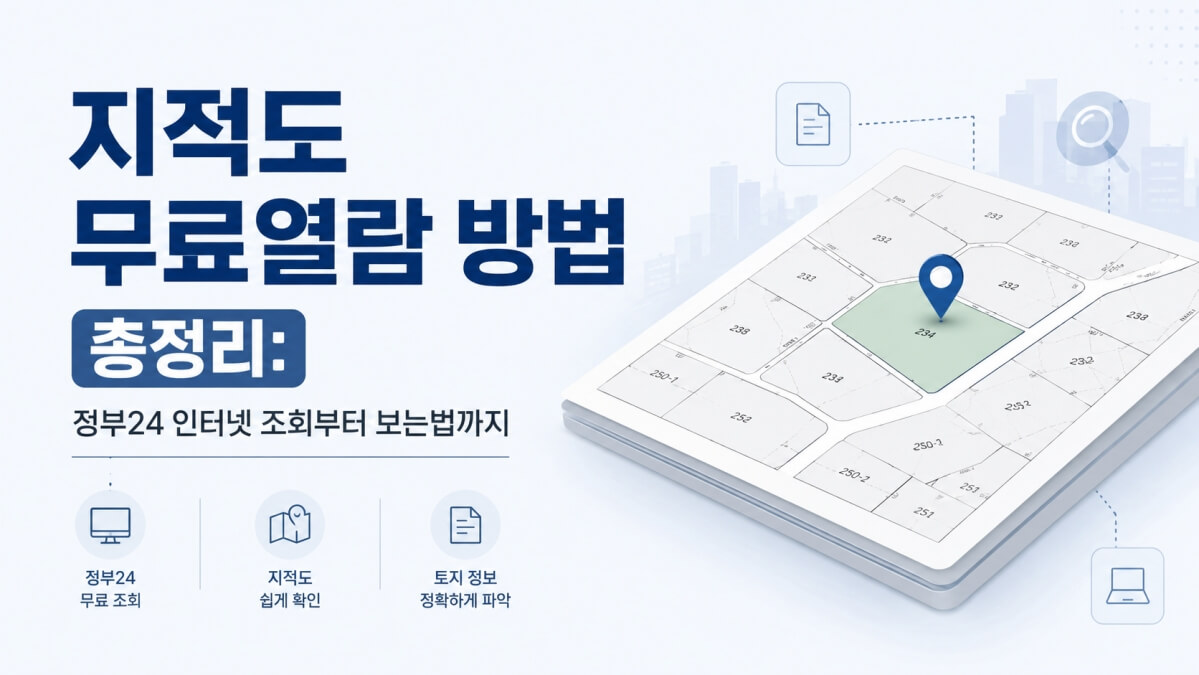 지적도 무료열람 썸네일