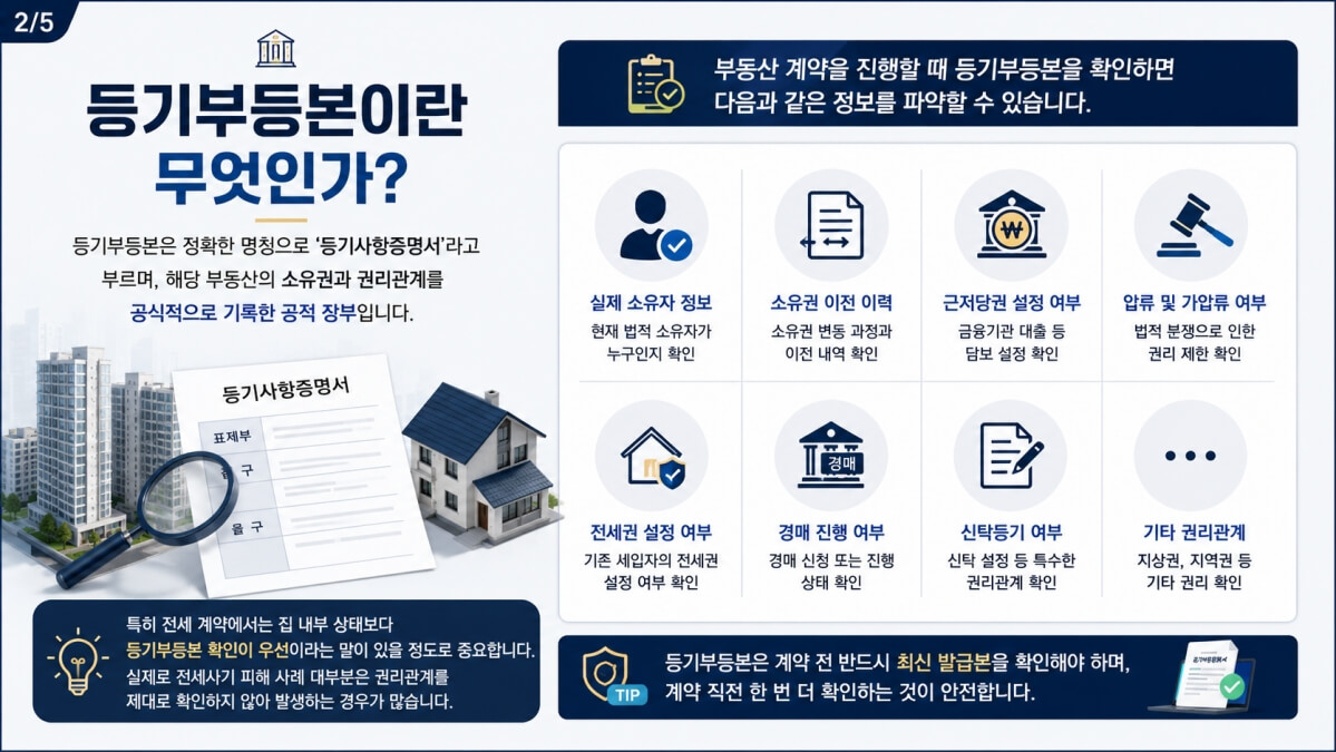 등기부등본이란 무엇인가?