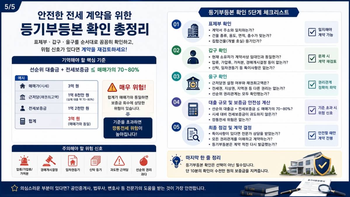 등기부등본 보는법 총정리