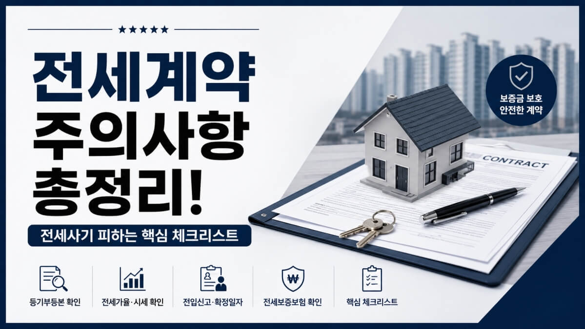 전세계약 주의사항 썸네일
