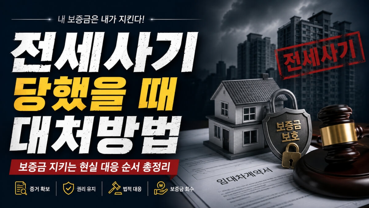 전세사기 당했을 때 대처방법 썸네일