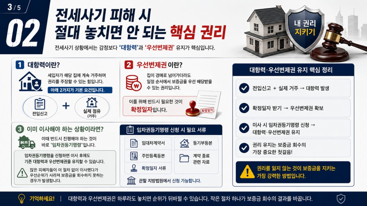 전세사기 피해 시 주의사항