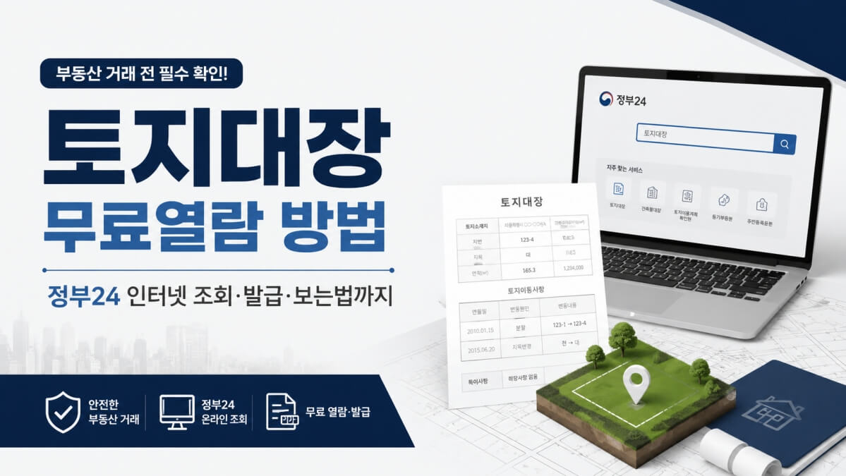 토지대장 무료열람 썸네일