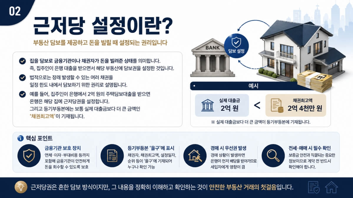 근저당 설정이란?