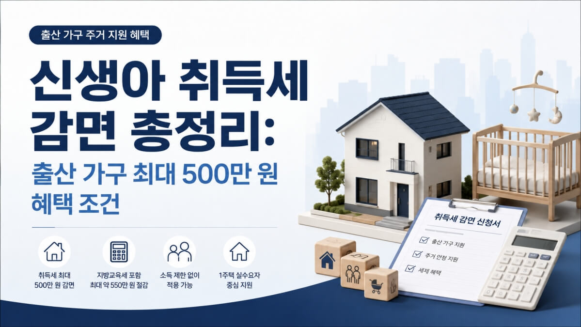 신생아 취득세 감면 썸네일