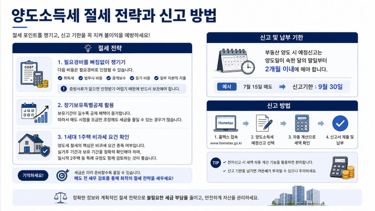 양도소득세 절세 전략