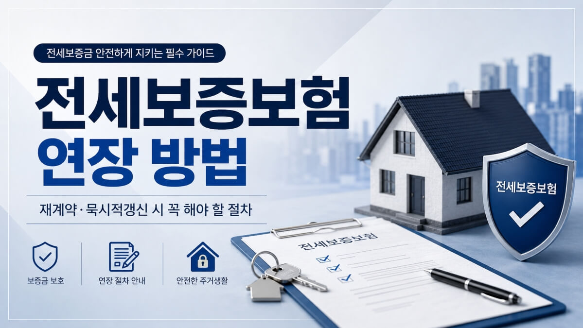 전세보증보험 연장 썸네일