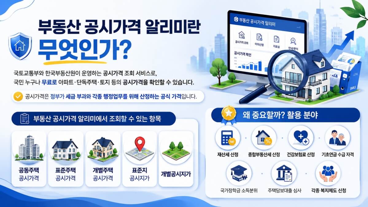 부동산 공시가격 알리미란?
