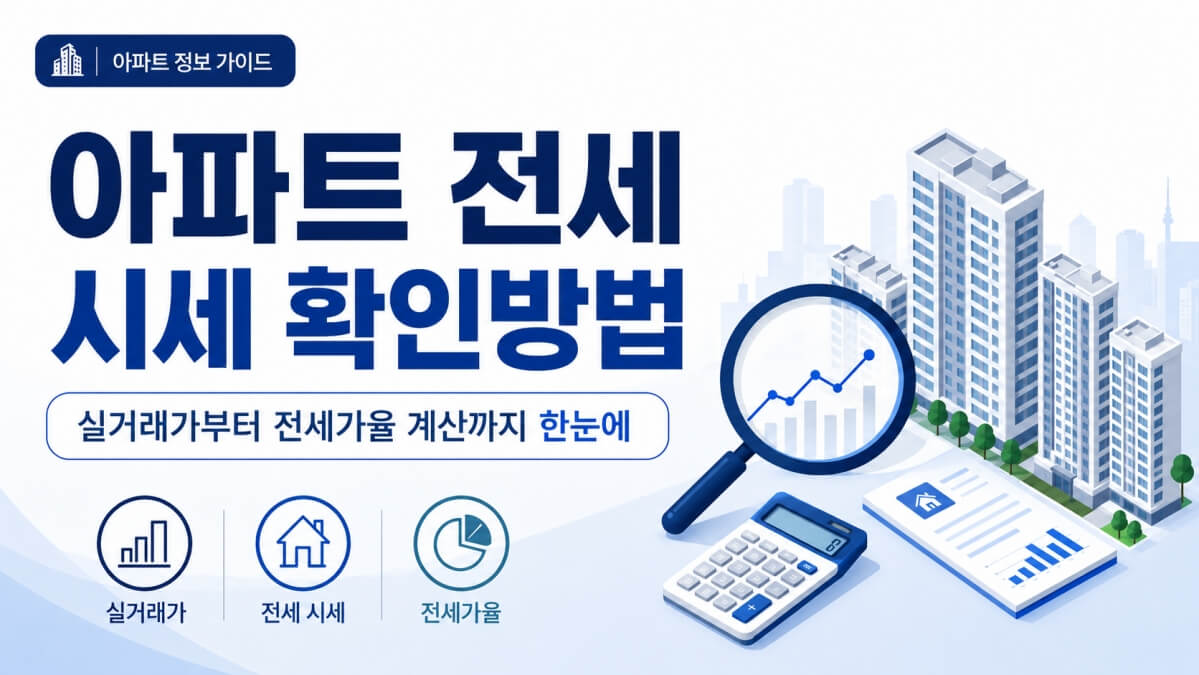 아파트 전세 시세 확인방법 썸네일