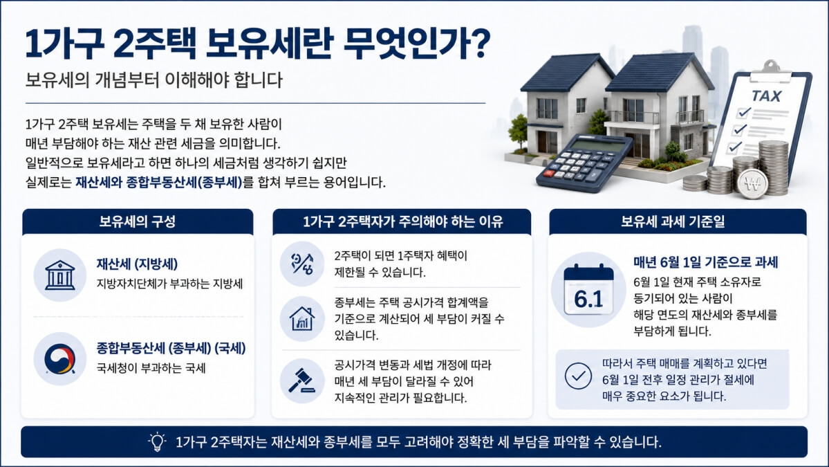 1가구 2주택 보유세란?
