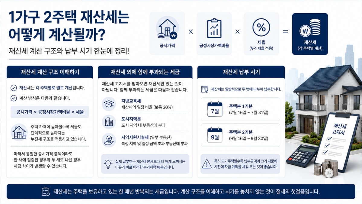 1가구 2주택 재산세