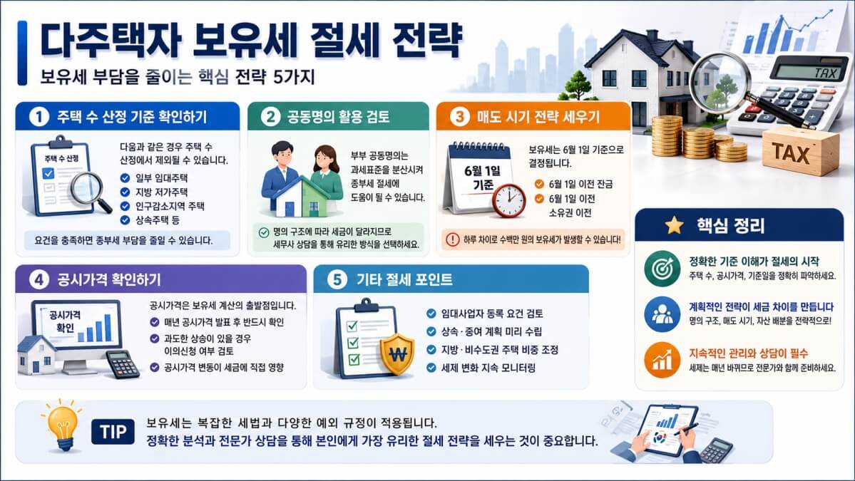 다주택자 보유세 절세 전략