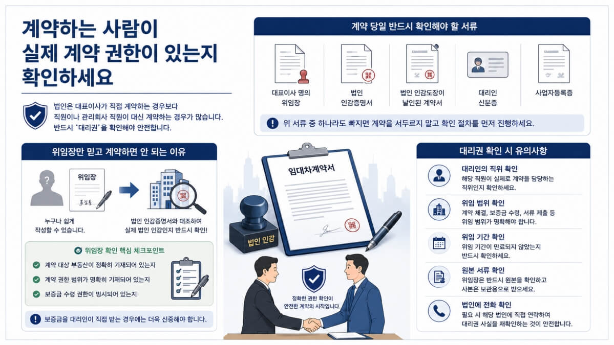 계약자 권한 확인