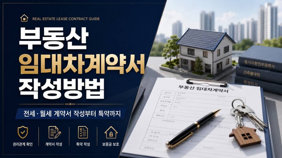 부동산 임대차계약서 작성방법 썸네일
