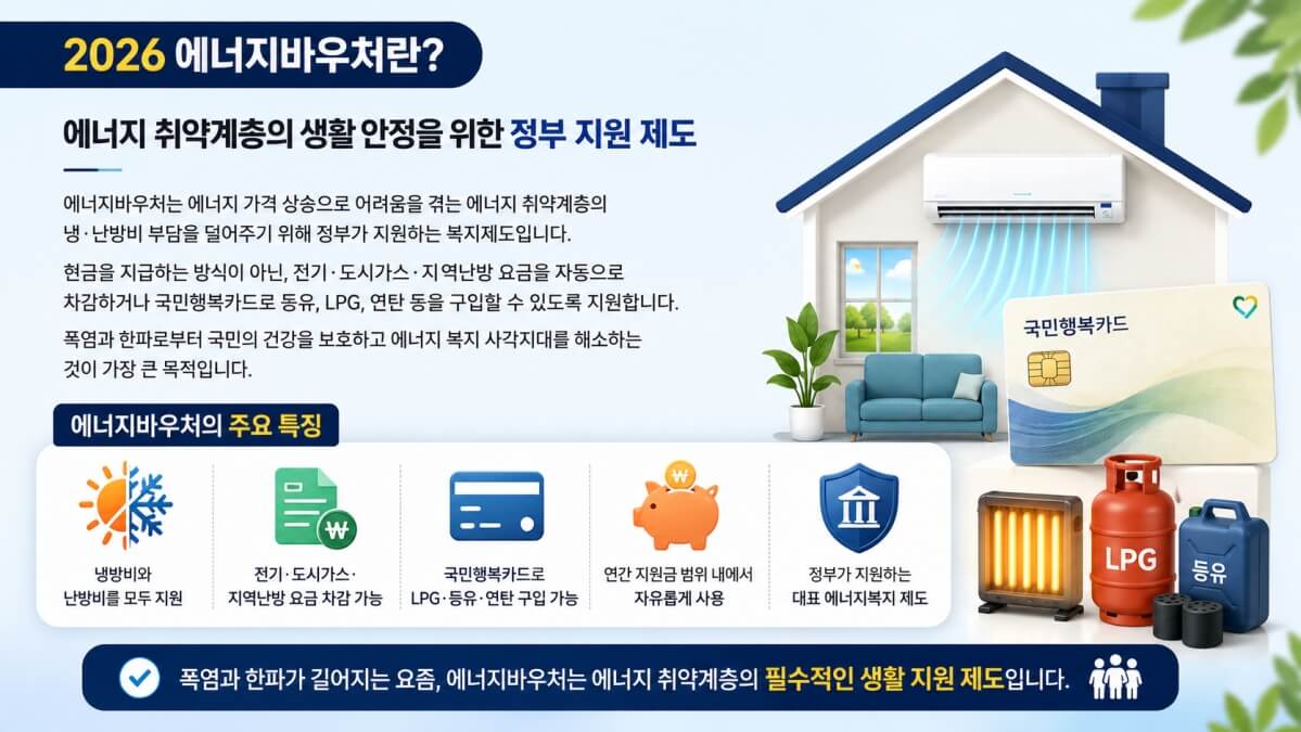 2026 에너지바우처란?