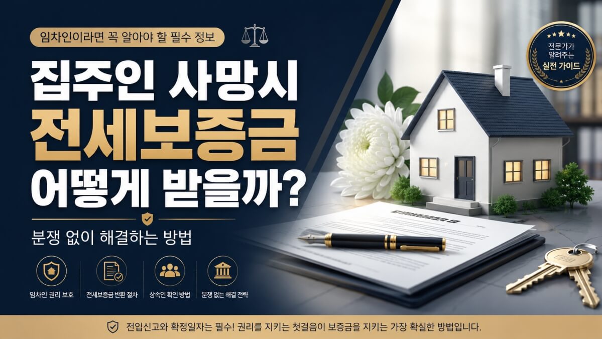 집주인 사망시 전세보증금 썸네일
