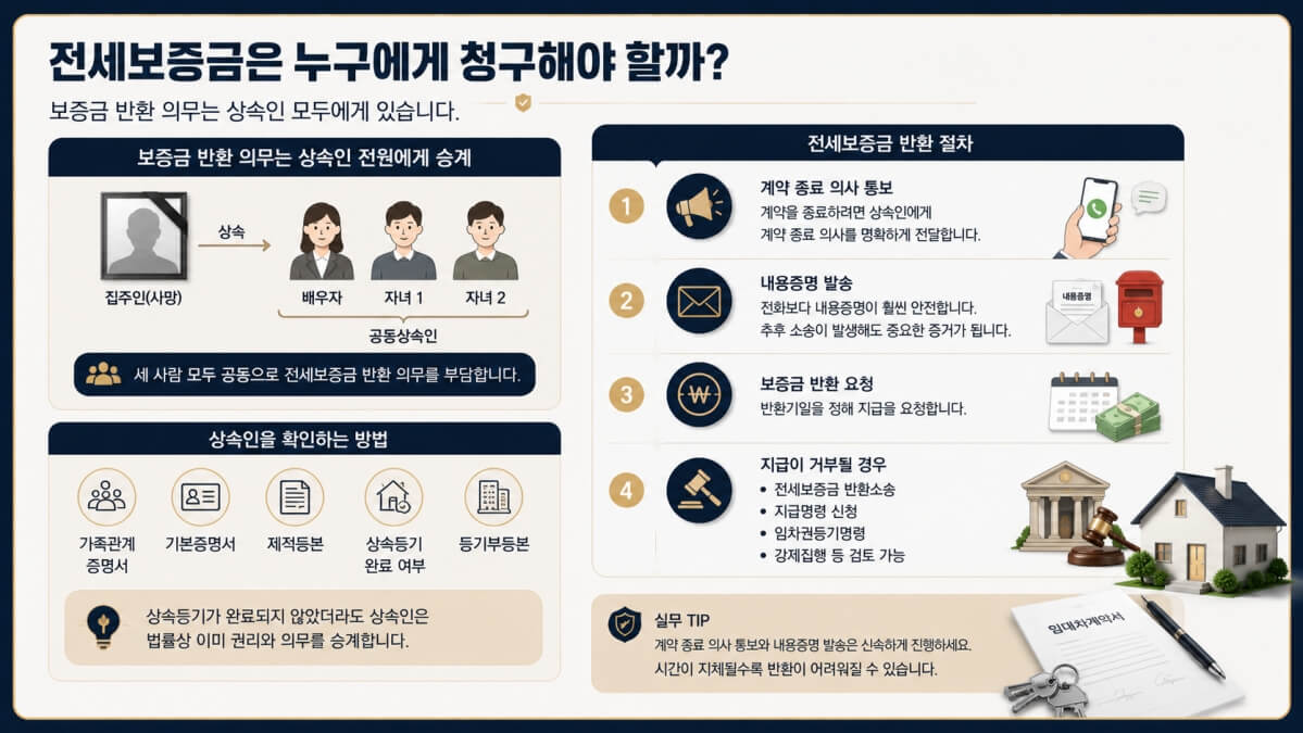 전세보증금은 누구에게 청구?