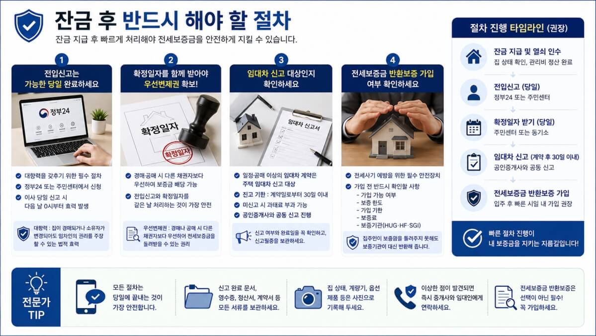 잔금 후 절차