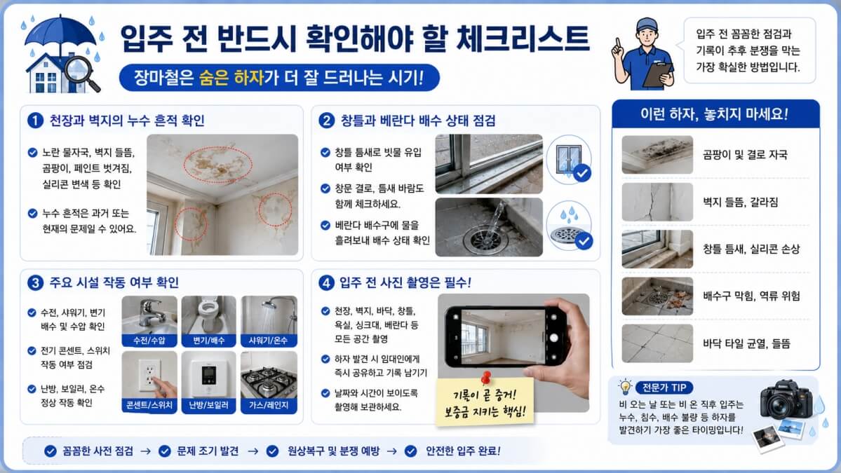 입주 전 체크리스트