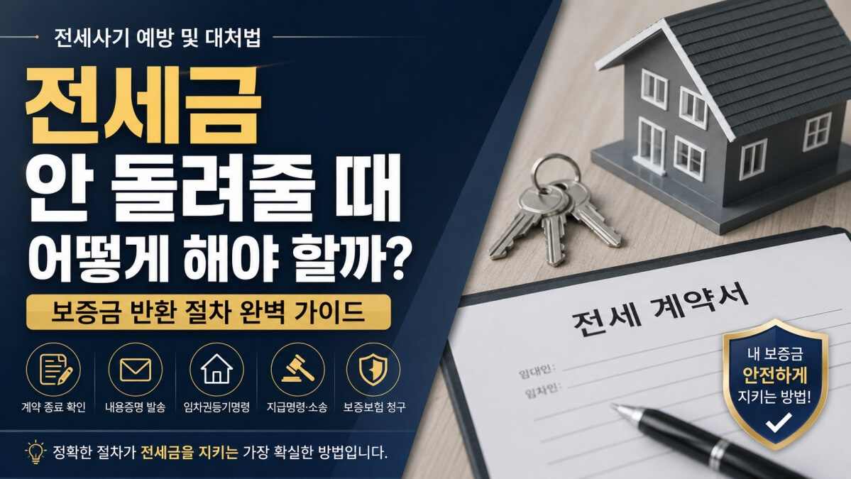 전세금 안 돌려줄 때 썸네일