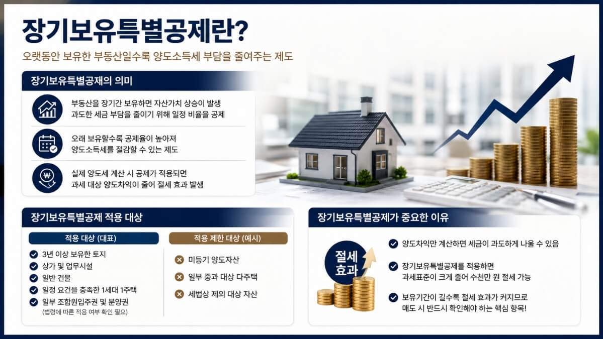 장기보유특별공제란?