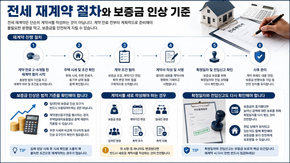 전세 재계약 절차