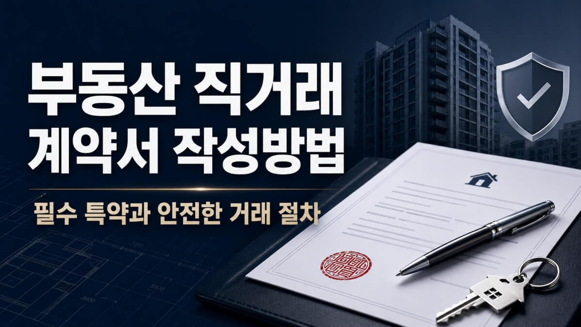 부동산 직거래 계약서 작성방법 썸네일