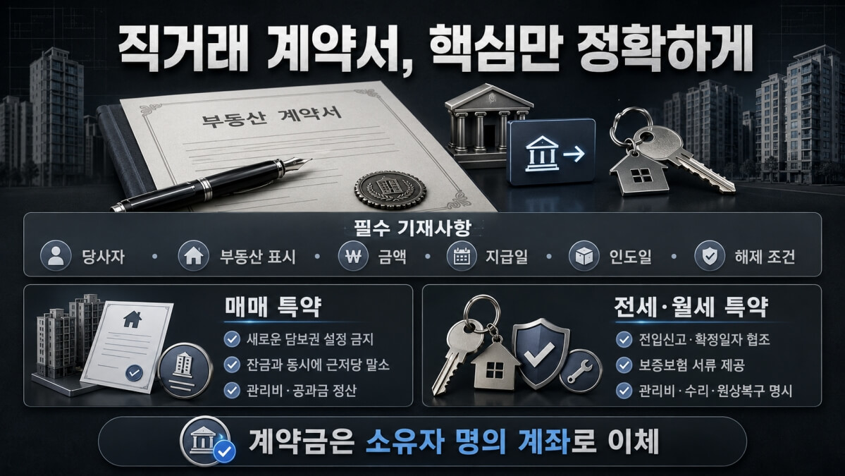 부동산 직거래 계약서