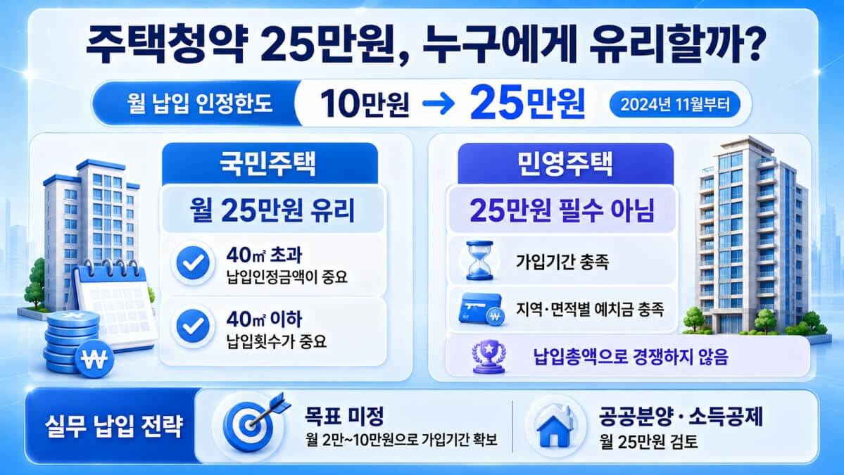 주택청약 25만원