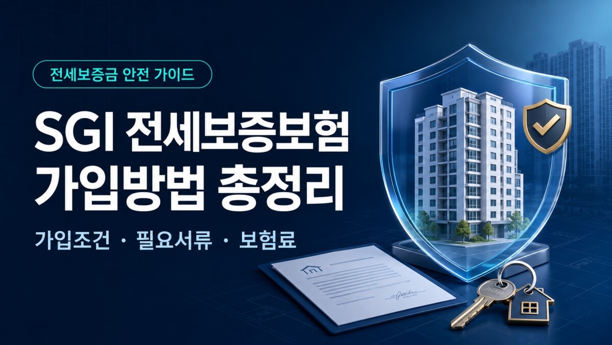 SGI 전세보증보험 가입방법 썸네일