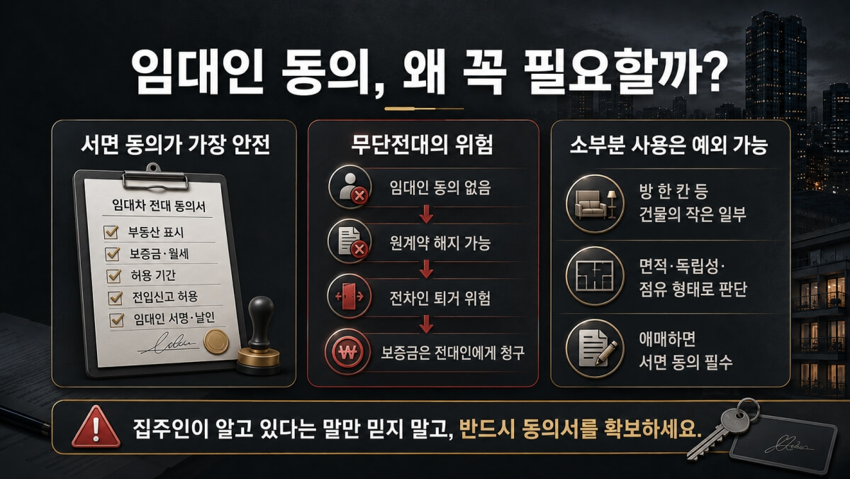 임대인 동의 필요할까?