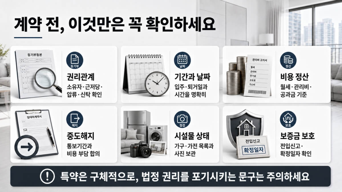 계약 전 확인사항
