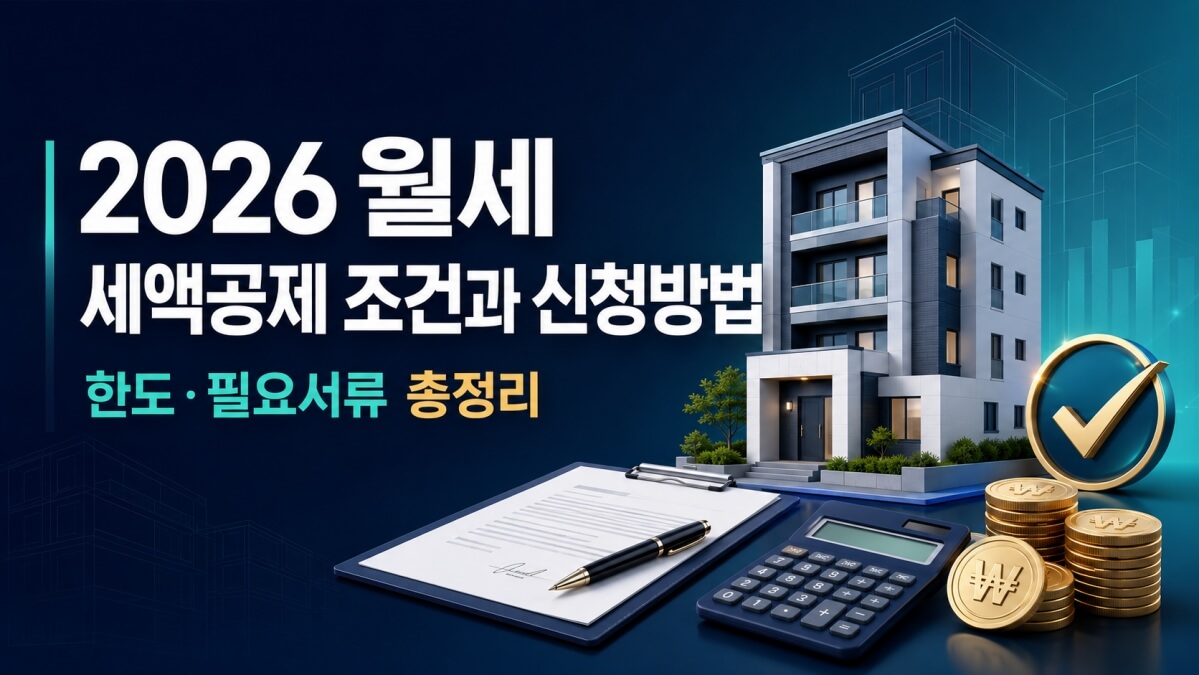 2026 월세 세액공제 조건과 신청방법 썸네일