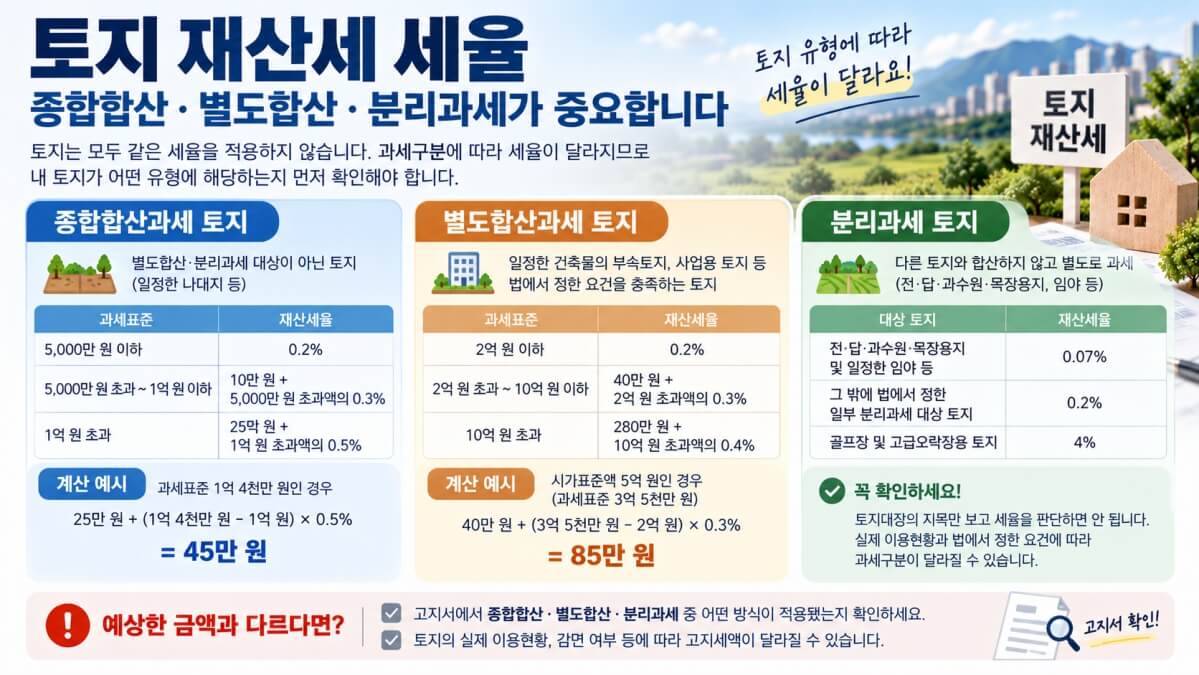 토지 재산세 세율