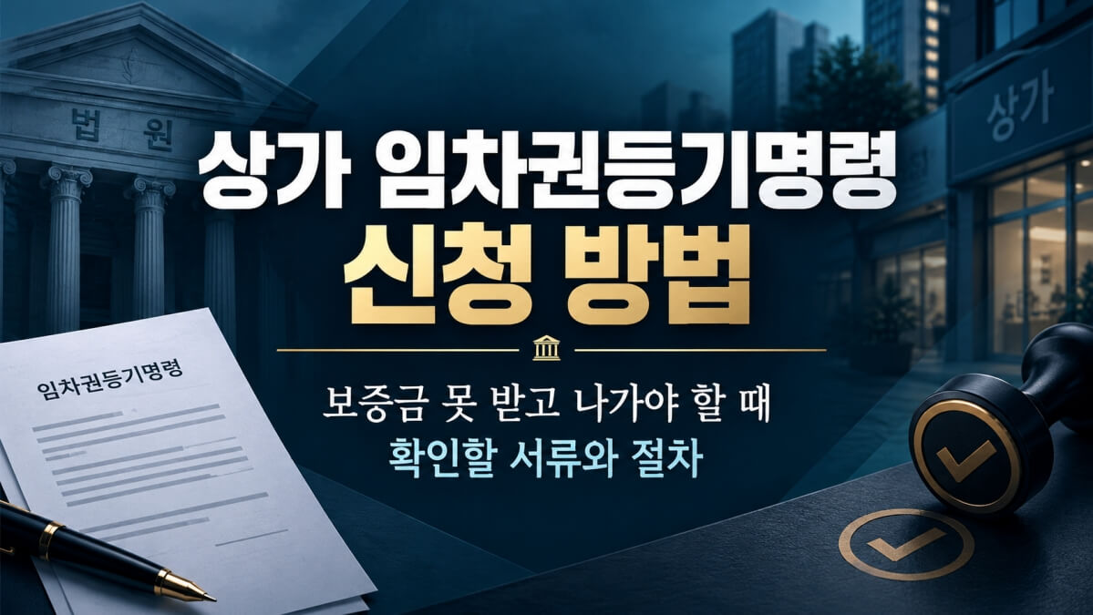 상가 임차권등기명령 신청방법 썸네일