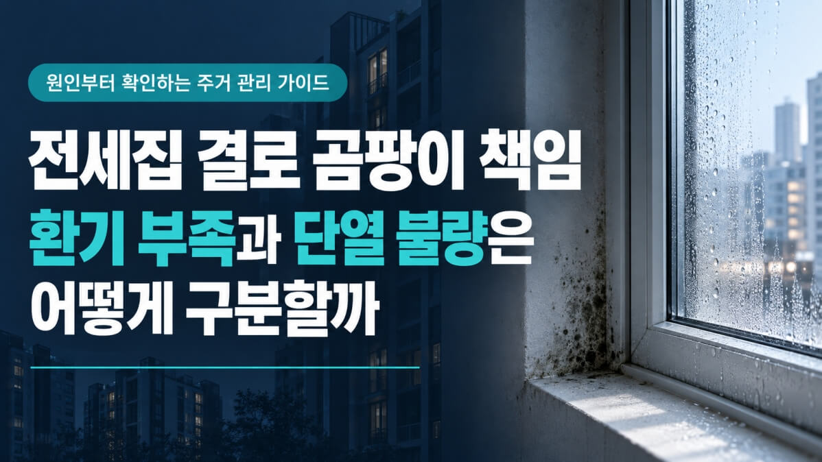 전세집 결로 곰팡이 책임 썸네일