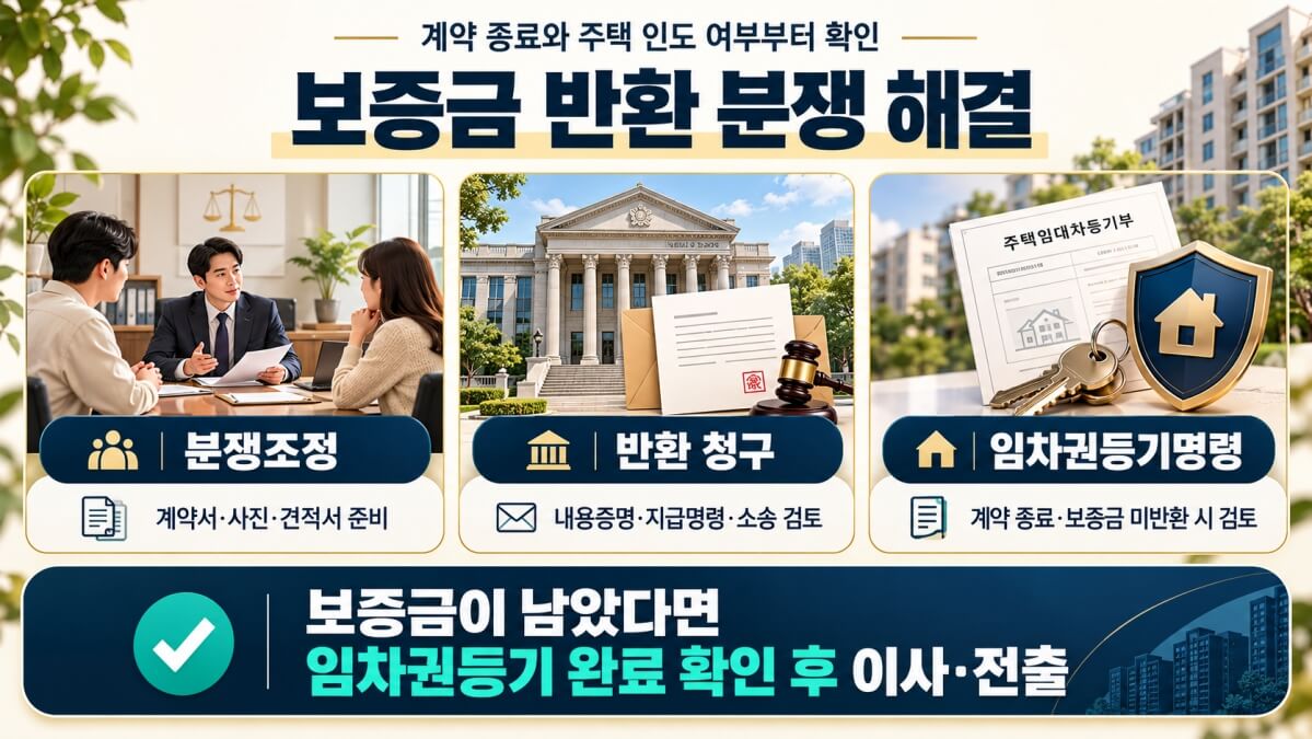 보증금 반환 분쟁 해결