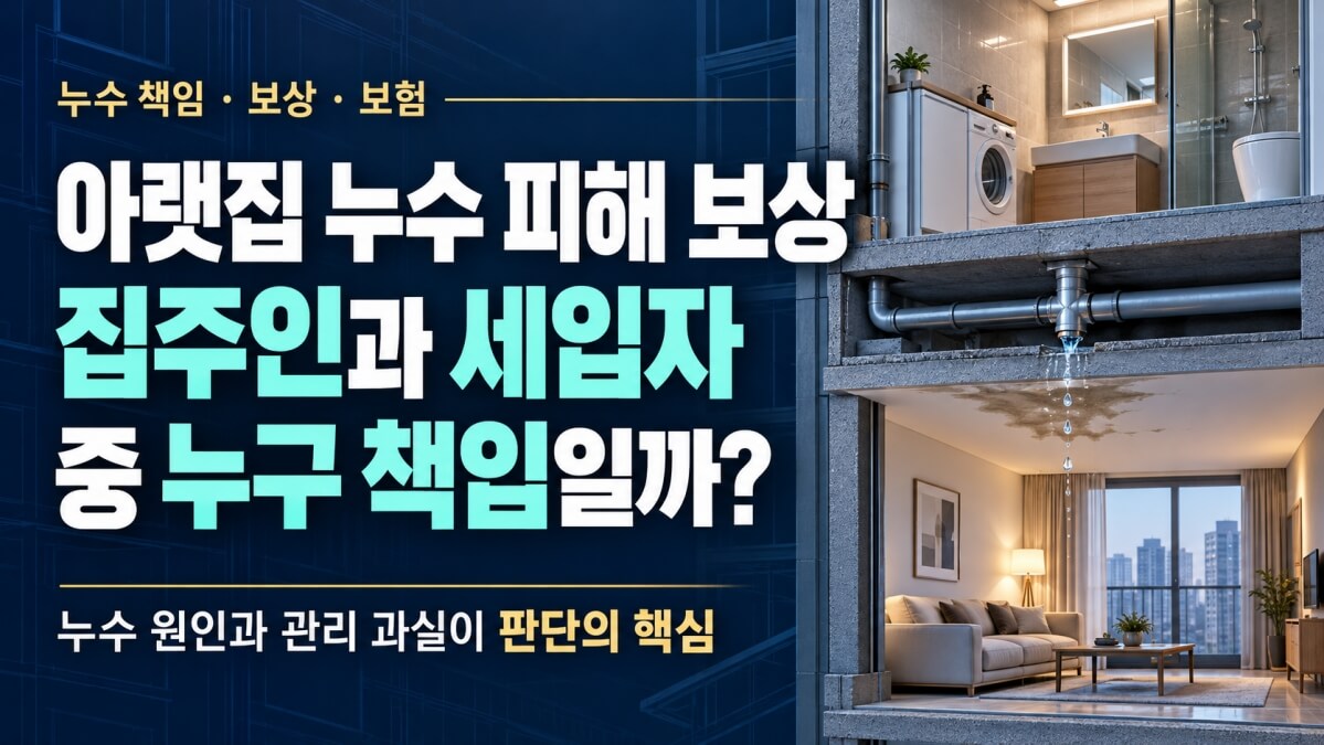 아랫집 누수 피해 보상 썸네일