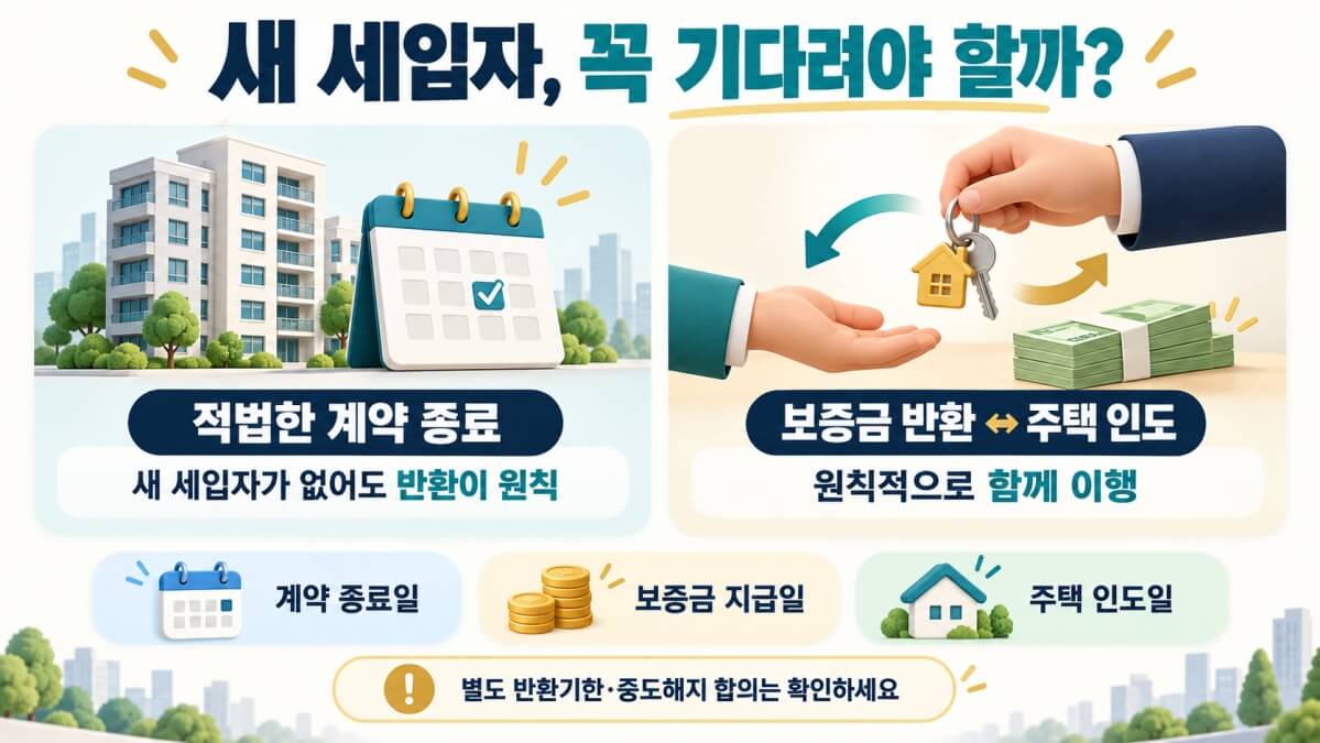 보증금 반환, 새 세입자