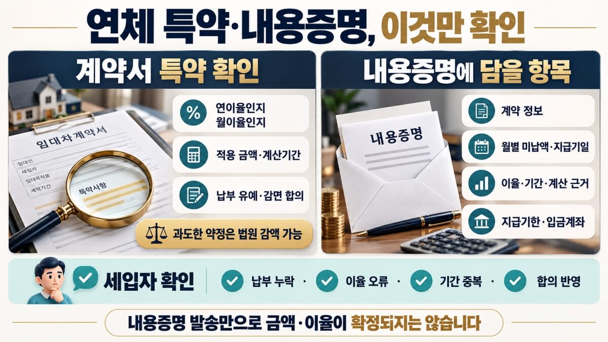 월세 연체 특약