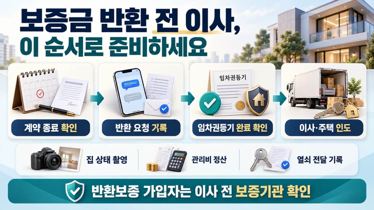 보증금 못받고 이사 순서
